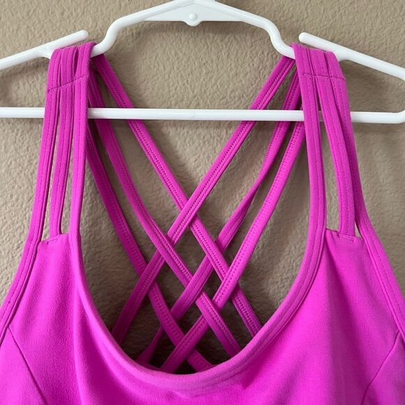Athleta Hot Pink Fully Focused Sports Bra - Picture 2 of 11